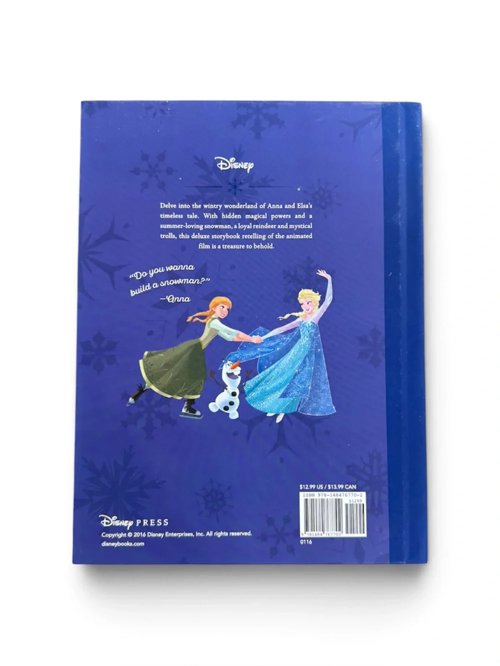 Disney Frozen - The Story of Anna & Elsa Hardcover book - NWOT